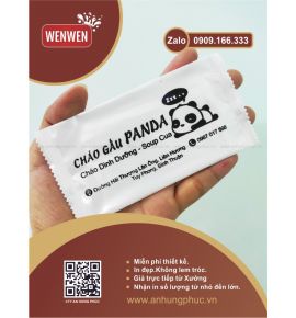 Khăn Cháo gấu Panda ( Khăn nhỏ 14mm x 26mm )