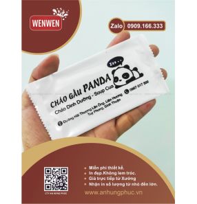 Khăn Cháo gấu Panda ( Khăn nhỏ 14mm x 26mm )